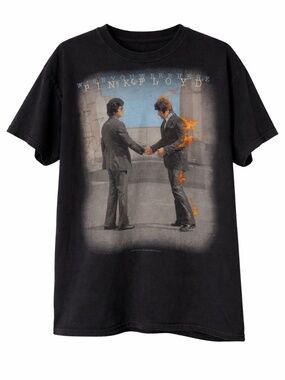Pink Floyd Have A Cigar Liquid Blue Graphic Band Tee Black Medium
